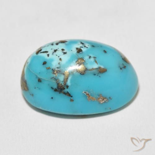 Turchese Blu verdastro naturale da 28.58 ct, Ovale, Opaco