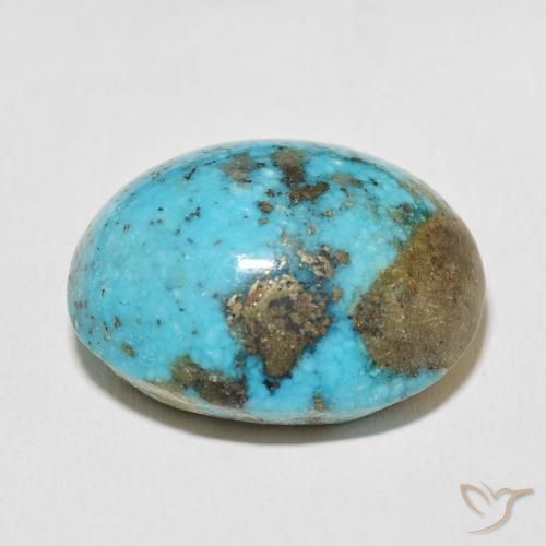 Turchese Blu verdastro naturale da 45.72 ct, Ovale, Opaco