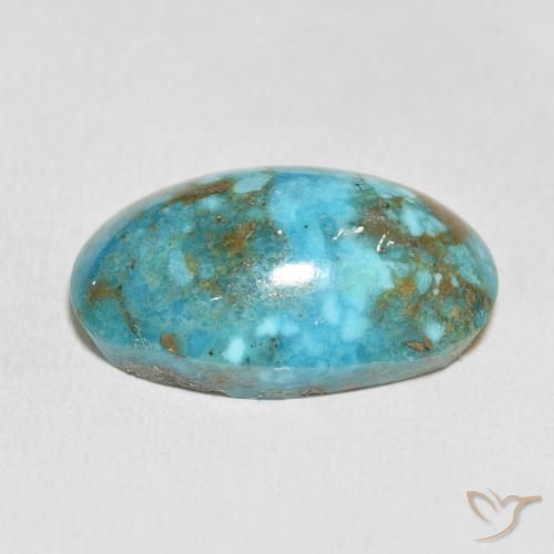 Turchese Blu verdastro naturale da 36.21 ct, Ovale, Opaco