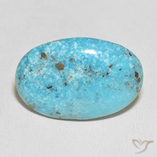 27.38ct Naturale Blu verdastro Turchese, Ovale, Opaco