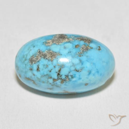 21.31ct Naturale Blu verdastro Turchese, Ovale, Opaco