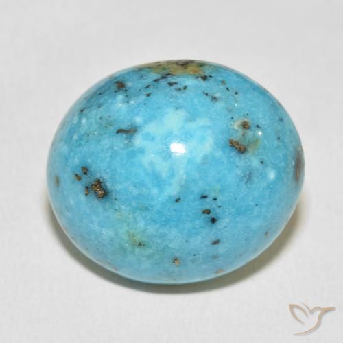 36.93ct Naturale Blu verde Turchese, Ovale, Opaco