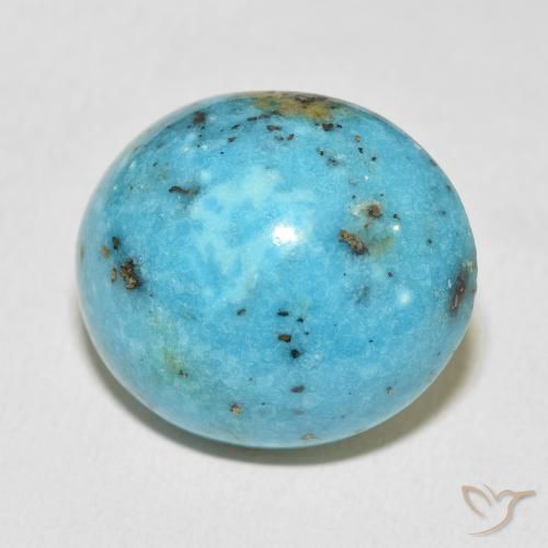 Turchese Blu verde naturale da 36.93 ct, Ovale, Opaco