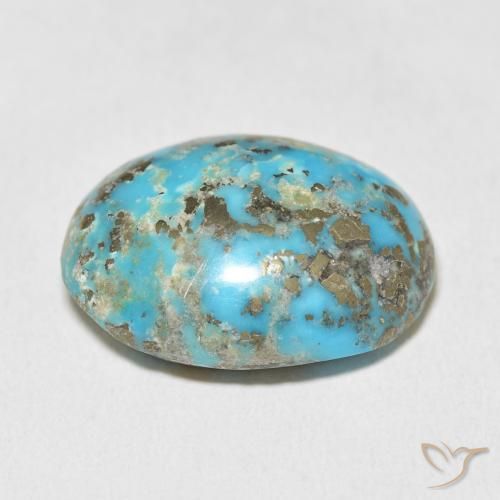 Turchese Blu verdastro naturale da 29.61 ct, Ovale, Opaco