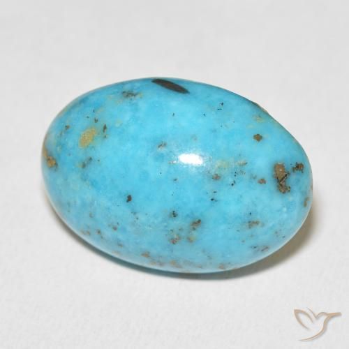 Turchese Verde bluastro naturale da 26.64 ct, Ovale, Opaco