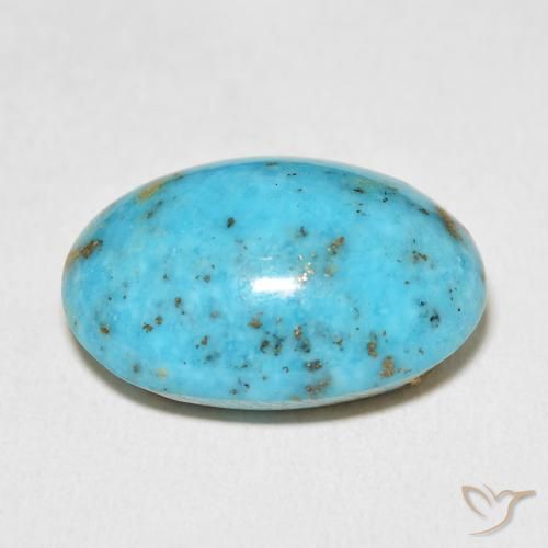 Turchese Verde bluastro naturale da 26.64 ct, Ovale, Opaco
