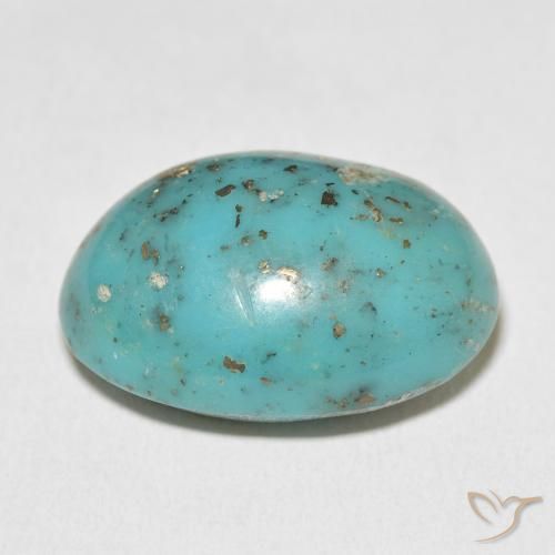 Turchese Verde bluastro naturale da 31.22 ct, Ovale, Opaco