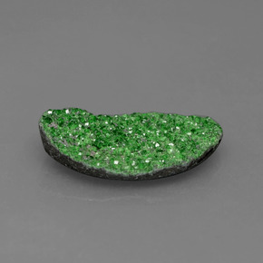 Uvarovite Granato Drusy Verde naturale da 3.78 ct, Forma fantasia, Opaco