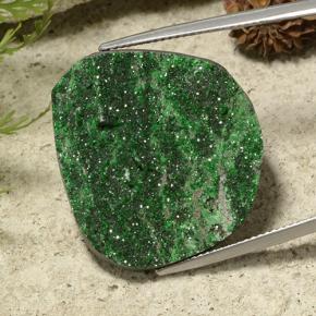 Uvarovite Granato Drusy Verde naturale da 34.35 ct, Forma fantasia, Opaco