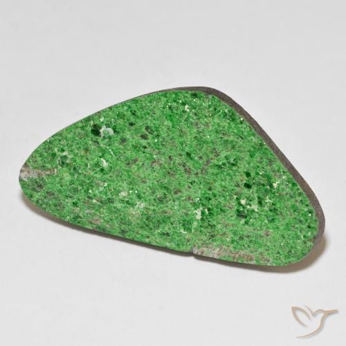 Uvarovite Granato Drusy Trifoglio verde naturale da 56.13 ct, Taglio a fantasia, Opaco