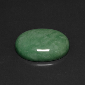Variscite naturale verde da 21,76 ct, taglio ovale, opaco