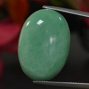 Variscite naturale verde da 21,61 ct, taglio ovale, opaco