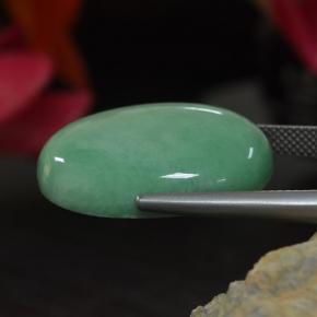 Variscite naturale verde da 21,61 ct, taglio ovale, opaco