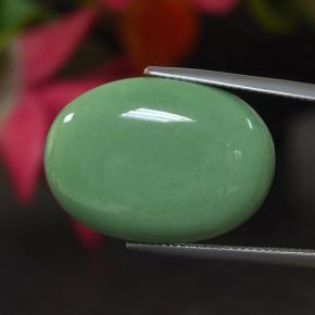 Variscite naturale verde da 21,86 ct, taglio ovale, opaco