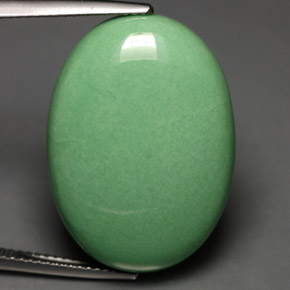 Variscite naturale verde da 19,28 ct, taglio ovale, opaco
