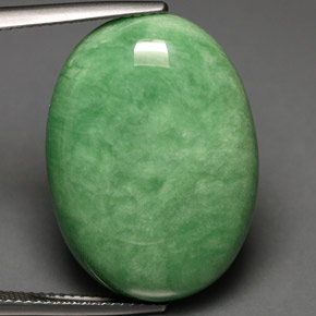 Variscite naturale verde da 19,28 ct, taglio ovale, opaco