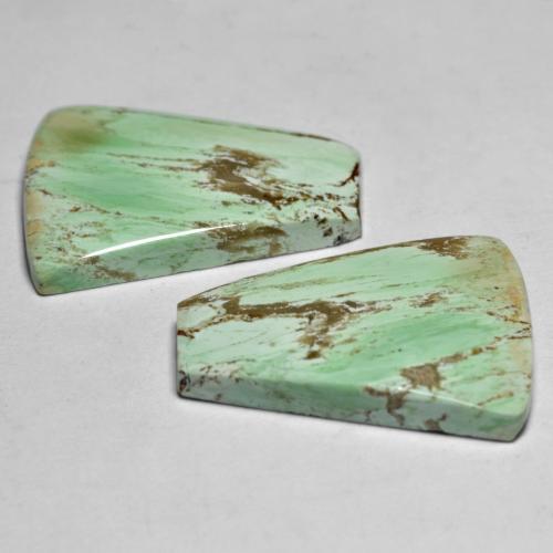Gemme di Variscite Verde giallastro naturale da 13.18 ct, Forma fantasia, Opaco