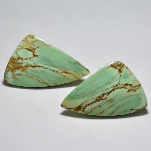 Gemme di Variscite Verde giallastro naturale da 13.54 ct, Forma fantasia, Opaco