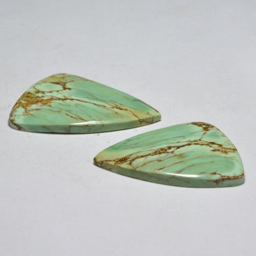 Gemme di Variscite Verde giallastro naturale da 13.54 ct, Forma fantasia, Opaco