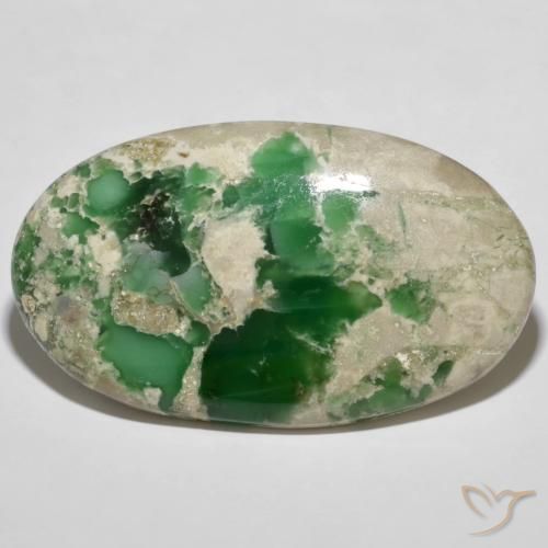Variscite Multicolore naturale da 76.78 ct, Taglio ovale, Opaco