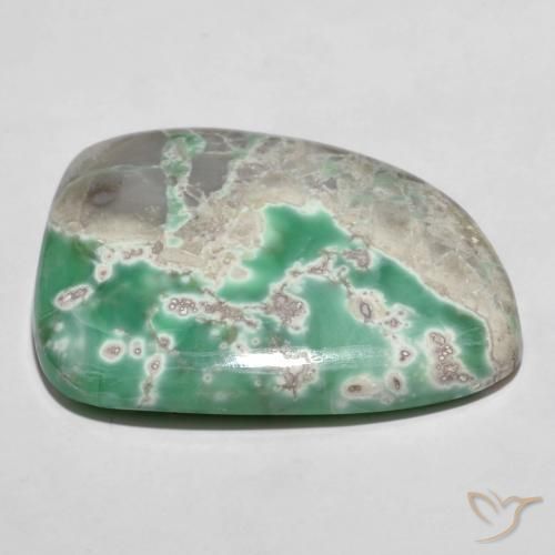 Variscite Verde chiaro naturale da 49.59 ct, Taglio a fantasia, Opaco