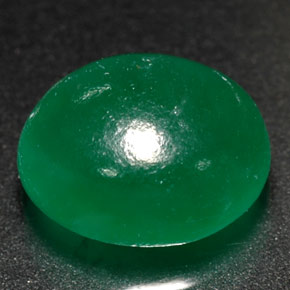 Verdite naturale verde da 3,08 ct, trasparente, trasparente/traslucido