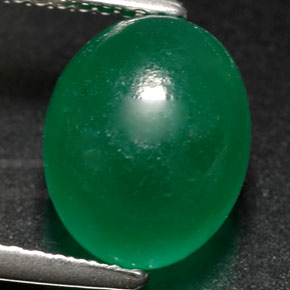 Verdite naturale verde da 3,08 ct, trasparente, trasparente/traslucido