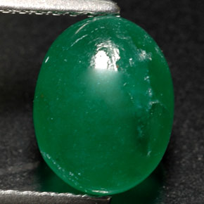 Verdite naturale verde da 1,91 ct, trasparente, trasparente/traslucido