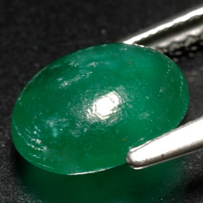 Verdite naturale verde da 1,91 ct, trasparente, trasparente/traslucido
