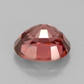 Zircone naturale rosa da 3,56 ct, taglio ovale, VVS-VS