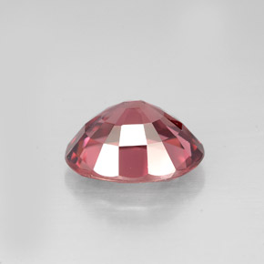 Zircone naturale rosa da 3,42 ct, taglio ovale, VVS