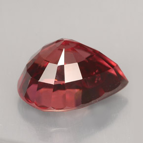 Zircone naturale rosa da 5,84 ct, taglio a pera, VVS-VS