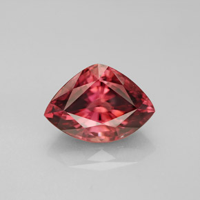 Zircone naturale rosa da 4,12 ct, forma fantasia, VVS