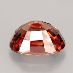 Zircone naturale arancione da 4,50 ct, taglio ovale, VVS