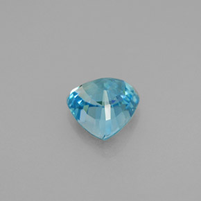 Zircone naturale blu da 1,61 ct, trillion, VVS-VS