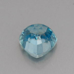 Zircone naturale blu da 1,20 ct, trillion, VVS-VS