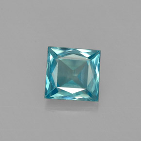 Zircone Blu naturale da 1.36 ct, Quadrato, VS