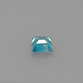 Zircone naturale blu da 0,73 ct, quadrato, VS