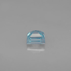 Zircone naturale blu da 0,70 ct, quadrato, VVS-VS