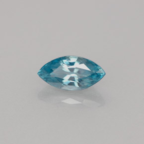Zircone naturale blu da 1,14 ct, marchesa, VVS