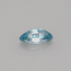 Zircone naturale blu da 1,14 ct, marchesa, VVS