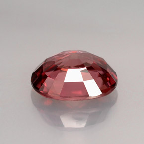 Zircone naturale rosa da 4,18 ct, taglio ovale, VVS