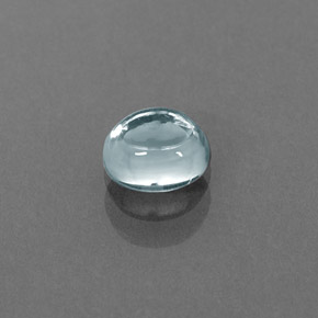 Zircone naturale blu da 0,85 ct, trasparente, trasparente/traslucido