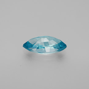 Zircone Blu naturale da 1.87 ct, Taglio marquise, VVS-VS