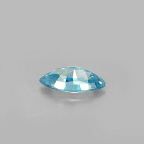 Zircone naturale blu da 1,51 ct, marchesa, VS