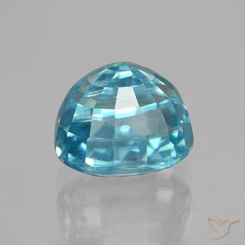 Zircone Blu naturale da 7.20 ct, Ovale, VS