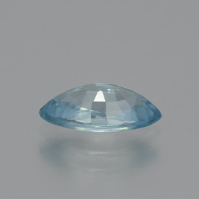 Zircone naturale blu da 1,86 ct, marchesa, VVS