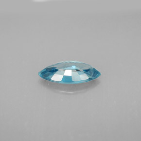 Zircone naturale blu da 1,52 ct, marchesa, VS