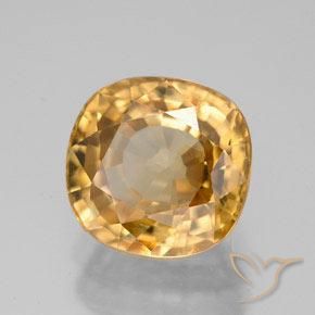 Zircone Oro medio naturale da 8.07 ct, Cuscino, VVS-VS