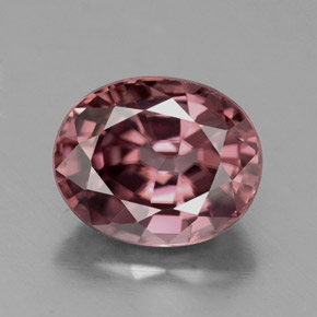 Zircone Rosa Rosa naturale da 4.52 ct, Taglio ovale, VVS